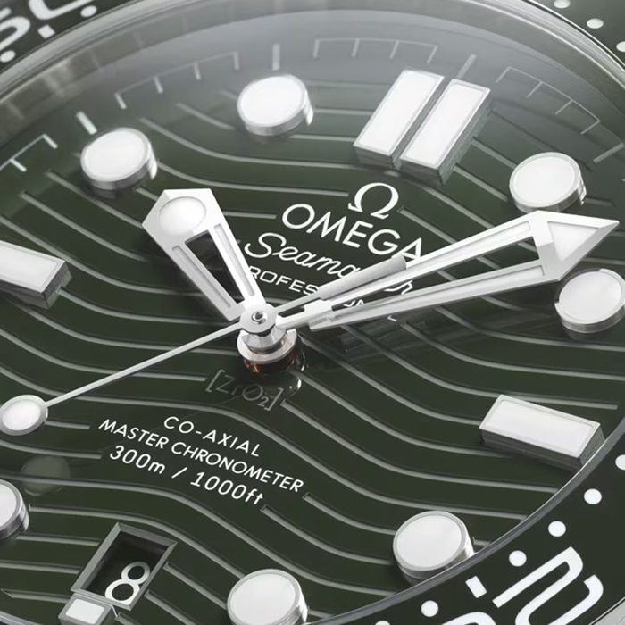 Omega Seamaster Diver 300m Co-Axial Master Chronometer 42mm Montre Homme Vert O21032422010001 – Image 3