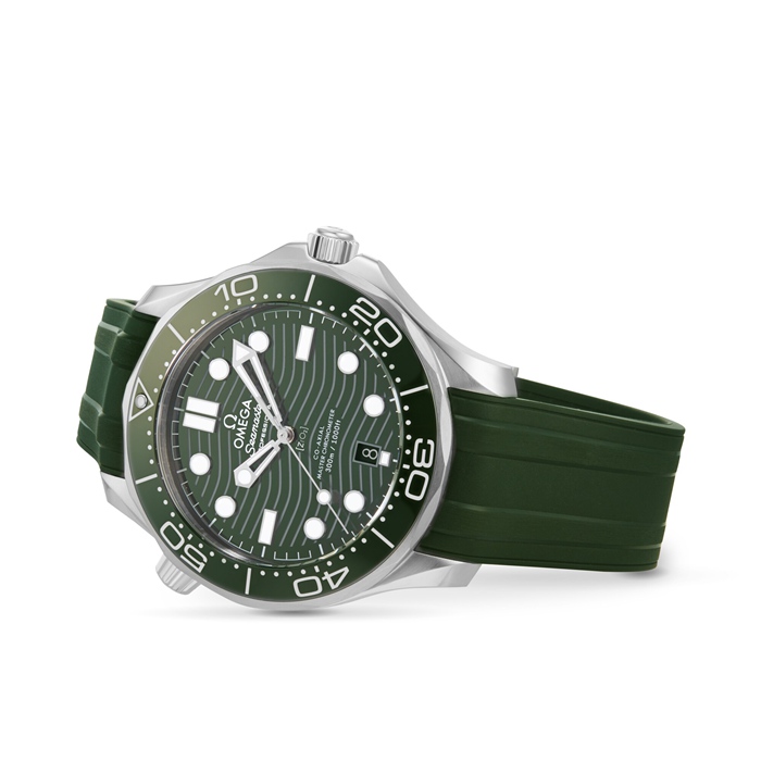 Omega Seamaster Diver 300m Co-Axial Master Chronometer 42mm Montre Homme Vert O21032422010001 – Image 5
