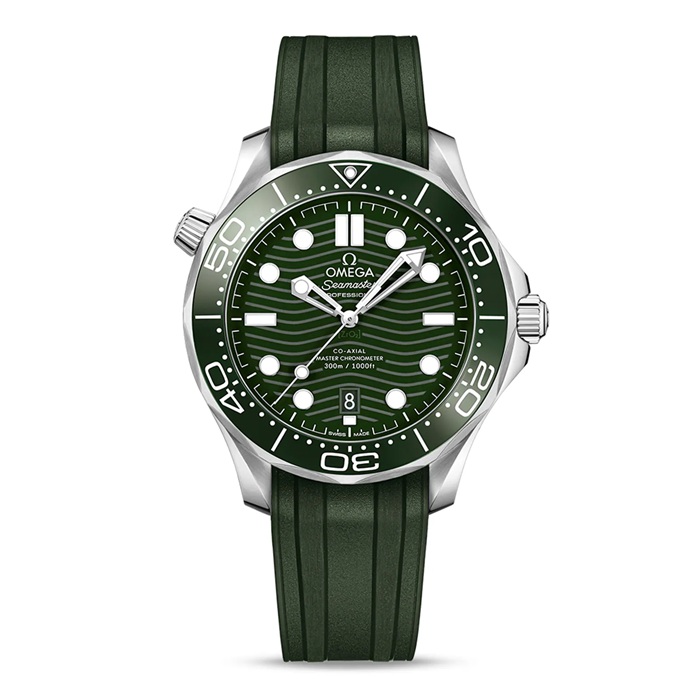 Omega Seamaster Diver 300m Co-Axial Master Chronometer 42mm Montre Homme Vert O21032422010001