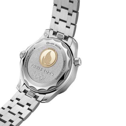 Omega Seamaster Diver 300m Co Axial Master Chronometer Paris 2024 42mm Montre Homme Blanc O52221422004001 – Image 3