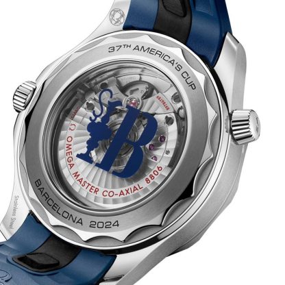 Omega Seamaster Diver Americas Cup 300m 42mm Montre Hommes Bracelet Caoutchouc Blanc O21032422004002 – Image 5