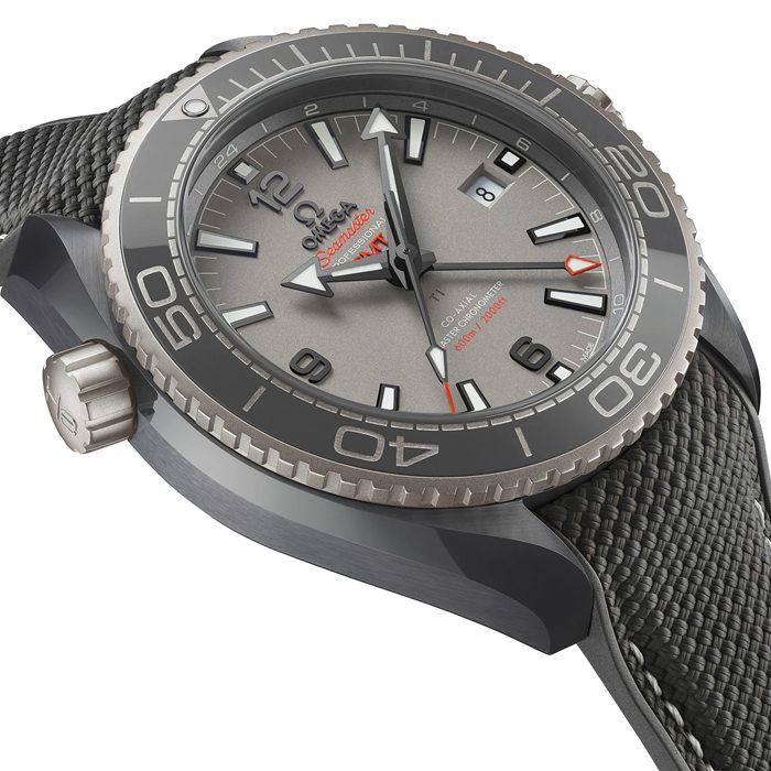 Omega Seamaster Planet Ocean 600M Co-Axial Master Chronometer GMT 45.5mm Montre Homme Gris O21592462299002 – Image 3