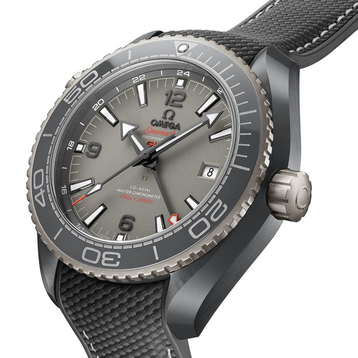 Omega Seamaster Planet Ocean 600M Co-Axial Master Chronometer GMT 45.5mm Montre Homme Gris O21592462299002 – Image 4