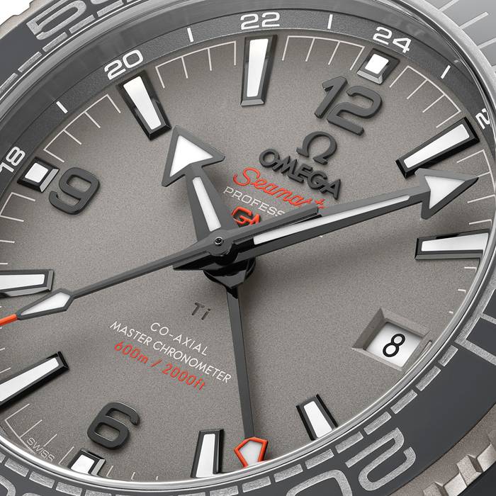 Omega Seamaster Planet Ocean 600M Co-Axial Master Chronometer GMT 45.5mm Montre Homme Gris O21592462299002 – Image 5