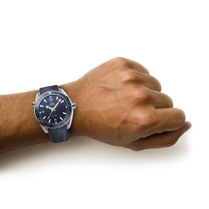 Omega Seamaster Planet Ocean 600M Mens 43.5mm Automatic Co-Axial Blue Divers Watch O21533442103001 – Image 2