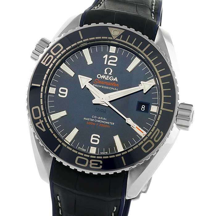 Omega Seamaster Planet Ocean 600M Mens 43.5mm Automatic Co-Axial Blue Divers Watch O21533442103001 – Image 4