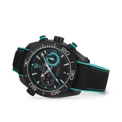 Omega Seamaster Planet Ocean 600m Co-Axial Master Chronometer Chronograph 45.5mm ETNZ Deep Black Montre Homme O21592465101003 – Image 4