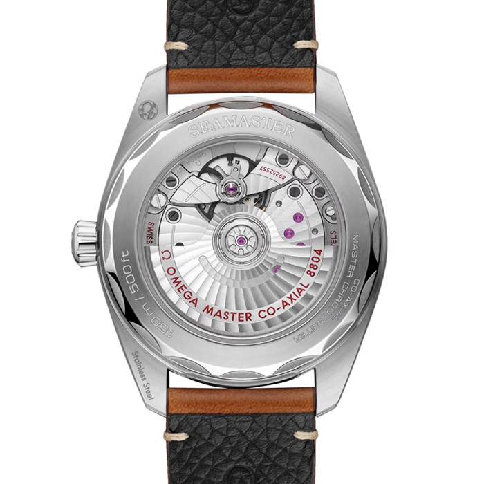 Omega Seamaster Railmaster 38mm Montre Homme Cuir Marron O23512382013001 – Image 2