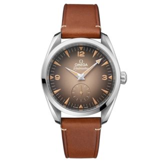Omega Seamaster Railmaster 38mm Montre Homme Cuir Marron O23512382013001