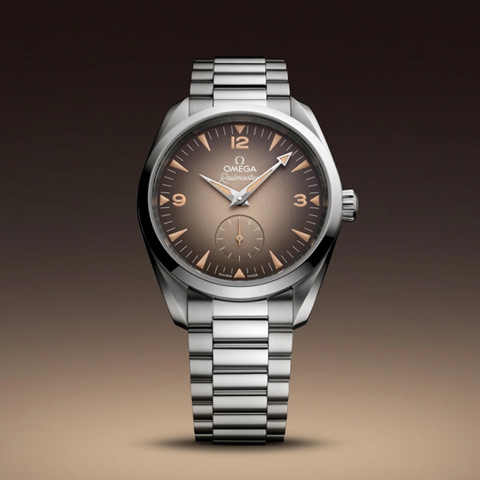 Omega Seamaster Railmaster 38mm Montre Homme Marron O23510382013001 – Image 4