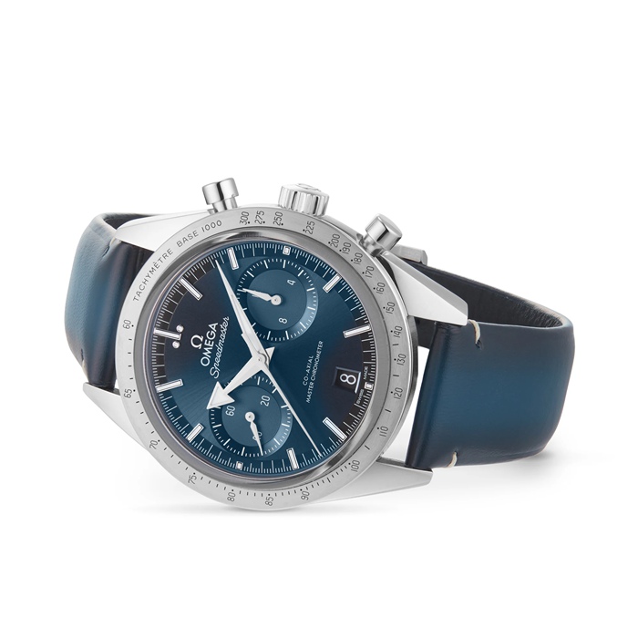 Omega Speedmaster 57 Co-Axial Master Chronometer Chronograph 40.5mm Mens Watch Blue O33212415103001 – Image 3