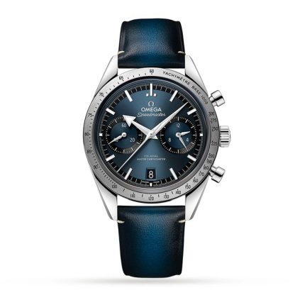 Omega Speedmaster 57 Co-Axial Master Chronometer Chronograph 40.5mm Mens Watch Blue O33212415103001