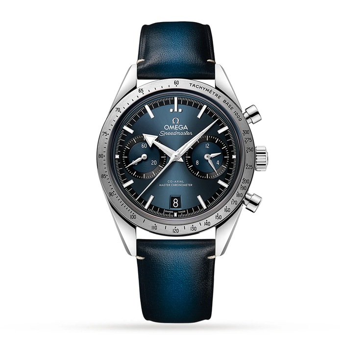 Omega Speedmaster 57 Co-Axial Master Chronometer Chronograph 40.5mm Mens Watch Blue O33212415103001