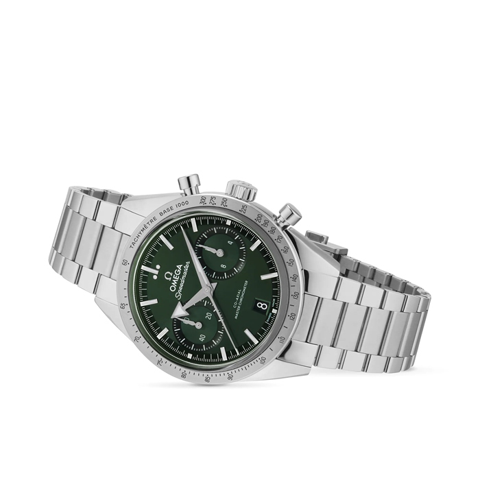 Omega Speedmaster 57 Co-Axial Master Chronometer Chronograph 40.5mm Mens Watch Green O33210415110001 – Image 3
