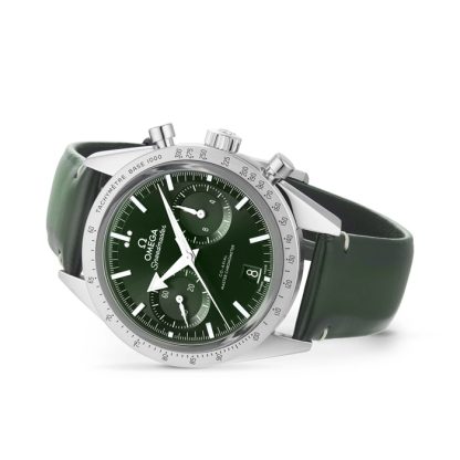 Omega Speedmaster 57 Co-Axial Master Chronometer Chronograph 40.5mm Mens Watch Green O33212415110001 – Image 3