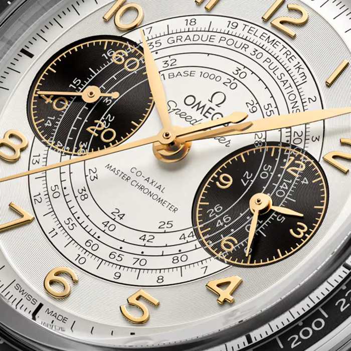 Omega Speedmaster Chronoscope Paris 2024 Olympics 43mm Montre Homme Cuir O52232435102001 – Image 2