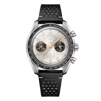 Omega Speedmaster Chronoscope Paris 2024 Olympics 43mm Montre Homme Cuir O52232435102001