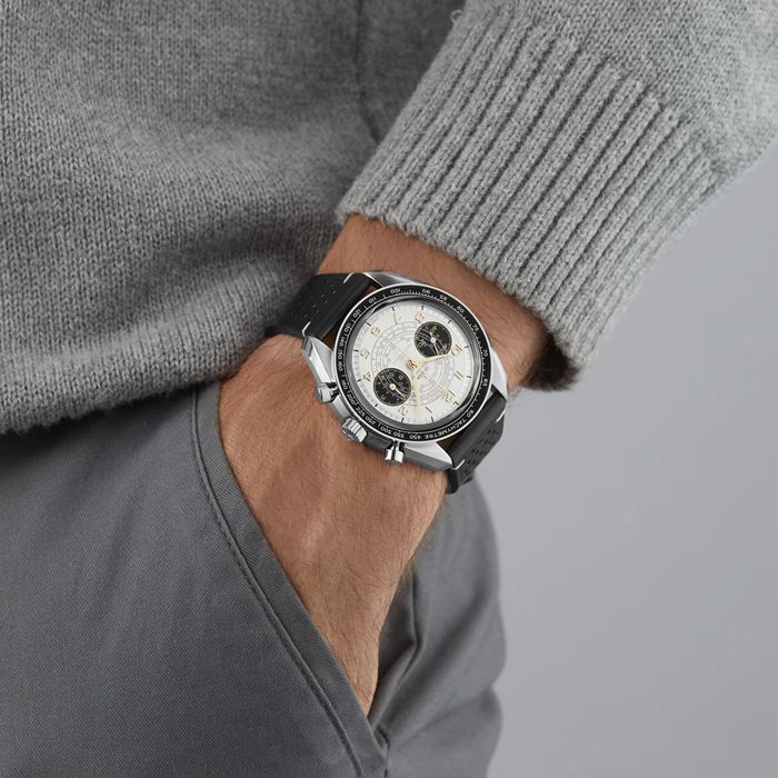Omega Speedmaster Chronoscope Paris 2024 Olympics 43mm Montre Homme Cuir O52232435102001 – Image 5