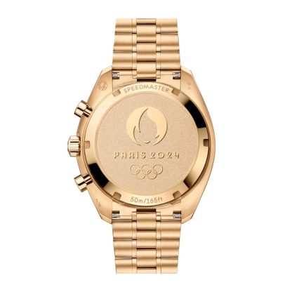 Omega Speedmaster Chronoscope Paris 2024 Olympics 43mm Montre Homme Moonshine Gold O52260435102001 – Image 3