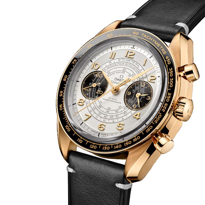 Omega Speedmaster Chronoscope Paris 2024 Olympics 43mm Montre Homme Moonshine Gold O52262435102001 – Image 2