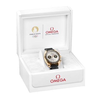 Omega Speedmaster Chronoscope Paris 2024 Olympics 43mm Montre Homme Moonshine Gold O52262435102001 – Image 5