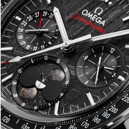 Omega Speedmaster Moonphase 43mm Montre Homme Acier Noir O30430435201001 – Image 4