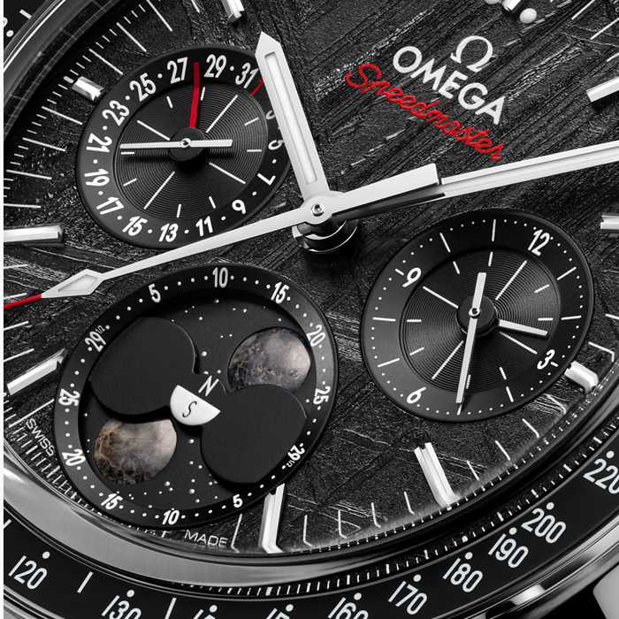 Omega Speedmaster Moonphase 43mm Montre Homme Acier Noir O30430435201001 – Image 4