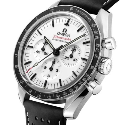 Omega Speedmaster Moonwatch Professional 42mm Montre Homme Caoutchouc Blanc O31032425004002 – Image 2