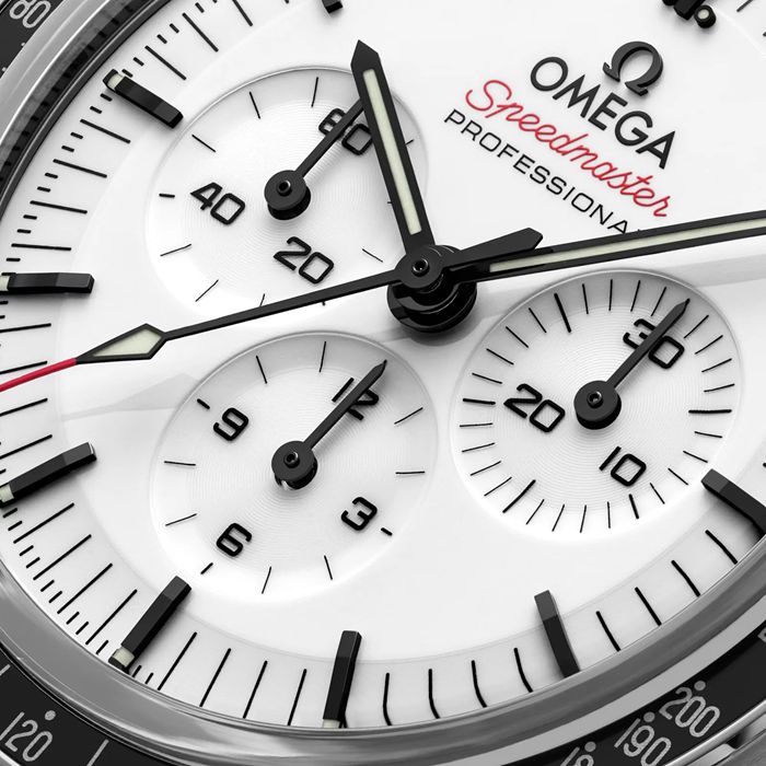 Omega Speedmaster Moonwatch Professional 42mm Montre homme caoutchouc noir O31032425004001 – Image 2