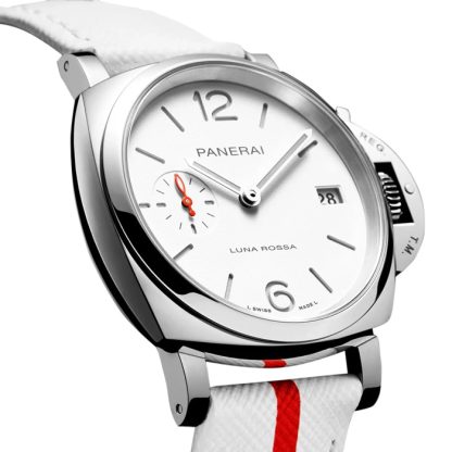Panerai Luminor Due Luna Rossa 38mm Ladies Watch White PAM01378 – Image 2