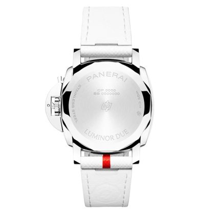 Panerai Luminor Due Luna Rossa 38mm Ladies Watch White PAM01378 – Image 4