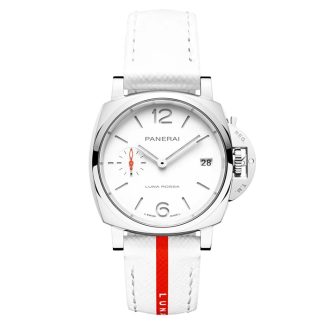 Panerai Luminor Due Luna Rossa 38mm Ladies Watch White PAM01378