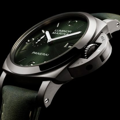 Panerai Luminor Marina Titanio 44mm Montre Homme Vert PAM03325 – Image 4