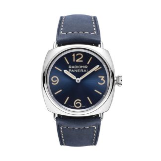 Panerai Radiomir Officine Montre Hommes 45mm Bleu PAM01383