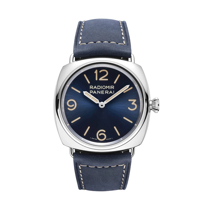Panerai Radiomir Officine Montre Hommes 45mm Bleu PAM01383