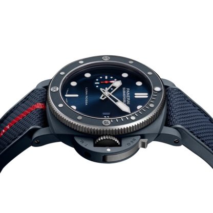 Panerai Submersible QuarantaQuattro Luna Rossa Ti-Ceramitech 44mm Montre Homme Bleu PAM01466 – Image 3