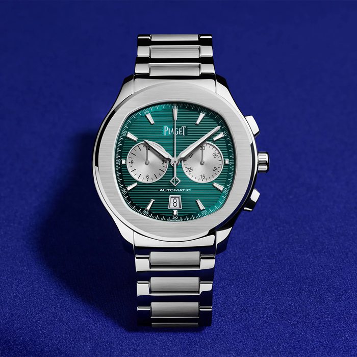 Piaget Polo Chronograph 42mm Mens Watch Green G0A49024 – Image 4