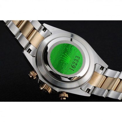 Replica Rolex Cosmograph Daytona Blue Dial Two Tone Stainless Steel Bracelet 1454246 – Image 8