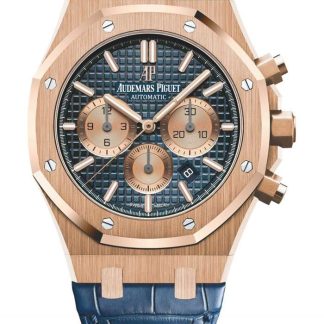 Réplique Audemars Piguet Chronographe à remontage automatique Royal Oak Bleu 26331OR.OO.D315CR.01