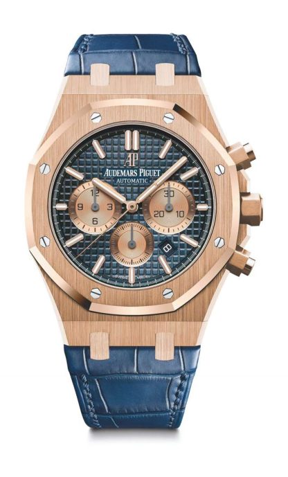 Réplique Audemars Piguet Chronographe à remontage automatique Royal Oak Bleu 26331OR.OO.D315CR.01