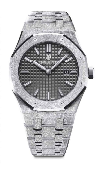 Réplique Audemars Piguet Royal Oak Frosted Gold Quartz Black 67653BC.GG.1263BC.02