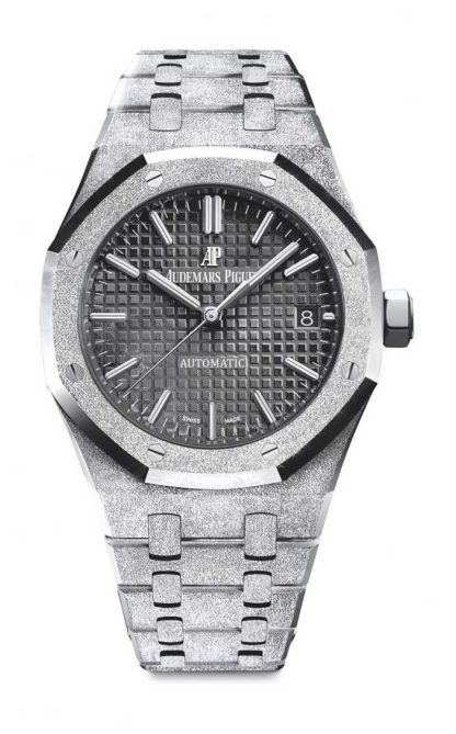 Réplique Audemars Piguet Royal Oak Frosted Gold Selfwinding Black 15454BC.GG.1259BC.03