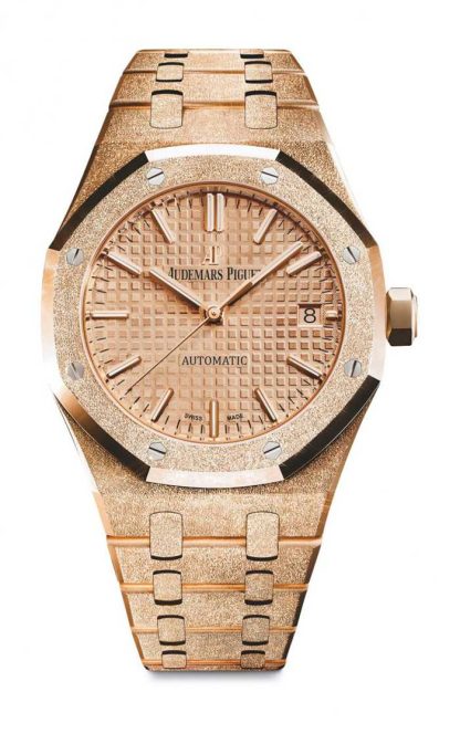 Réplique Audemars Piguet Royal Oak Frosted Gold Selfwinding Gold 15454OR.GG.1259OR.03