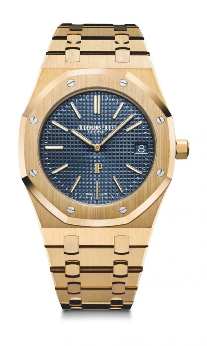 Réplique Audemars Piguet Royal Oak Jumbo Extra-Thin Bleu 15202BA.OO.1240BA.01
