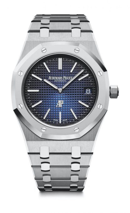 Réplique Audemars Piguet Royal Oak Jumbo Extra-Thin Blue 15202IP.OO.1240IP.01
