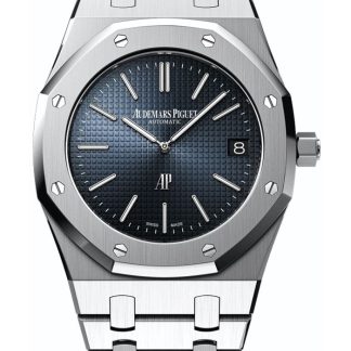 Réplique Audemars Piguet Royal Oak Jumbo Extra-Thin Blue 15202ST.OO.1240ST.01