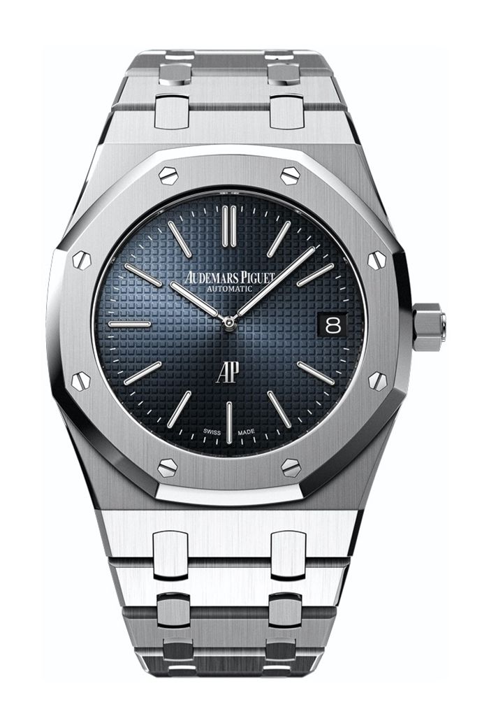 Réplique Audemars Piguet Royal Oak Jumbo Extra-Thin Blue 15202ST.OO.1240ST.01
