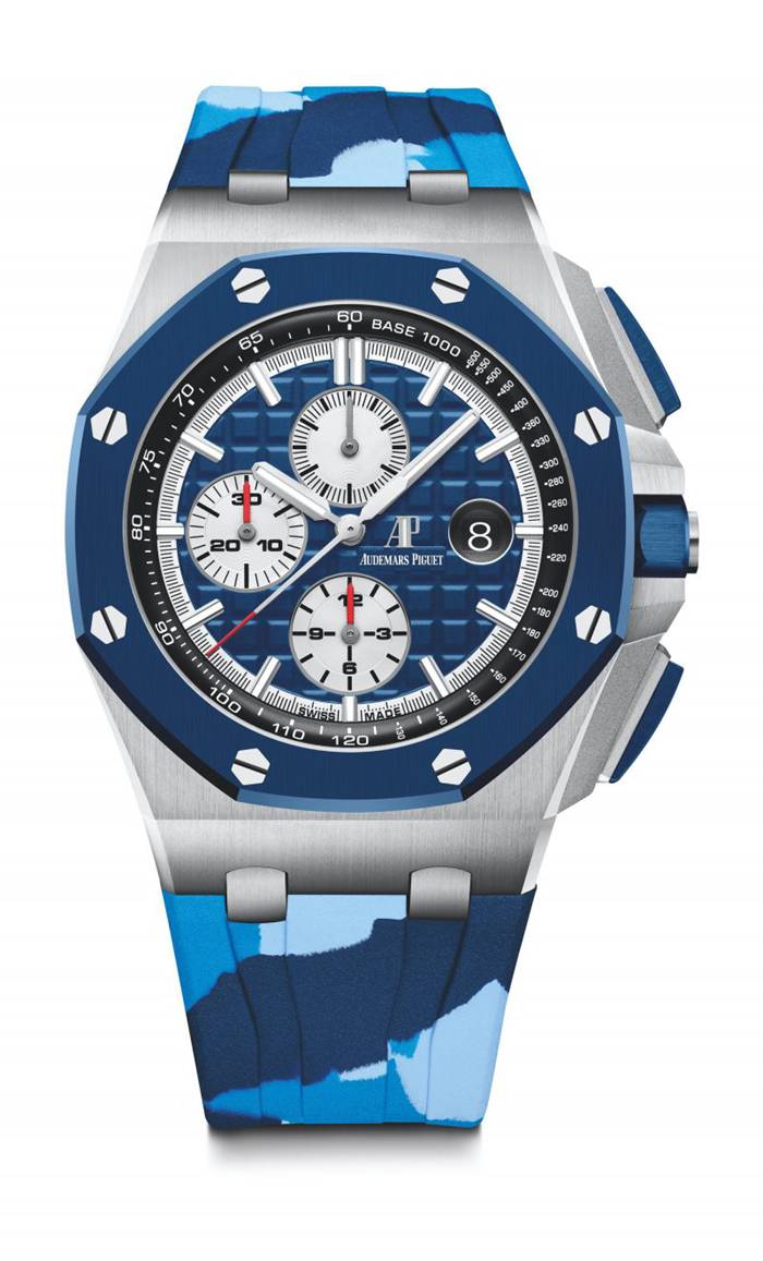 Réplique Audemars Piguet Royal Oak Offshore Chronographe Automatique Bleu 26400SO.OO.A335CA.01