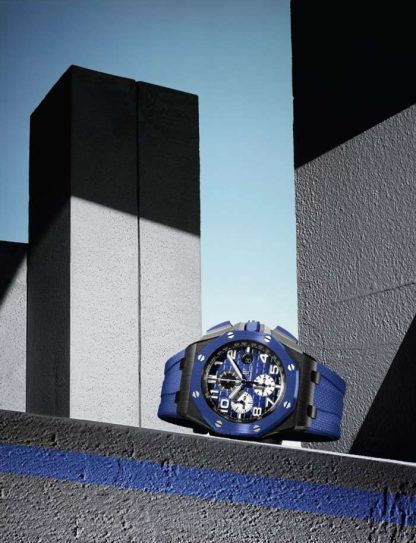 Réplique Audemars Piguet Royal Oak Offshore Chronographe Automatique Bleu 26405CE-OO-A030CA-01 – Image 3