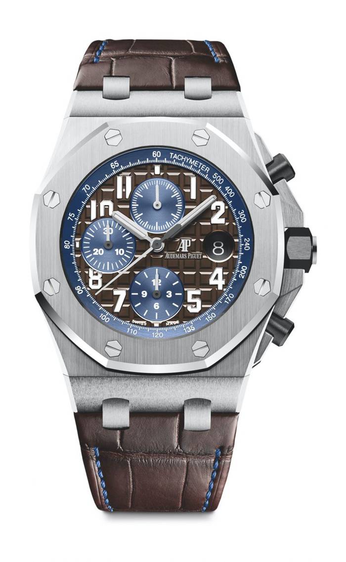 Réplique Audemars Piguet Royal Oak Offshore Chronographe Automatique Marron 26470ST.OO.A099CR.01